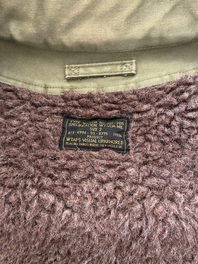 WTAPS ダブルタップス 12aw ミリタリージャケット フード付き オリーブ