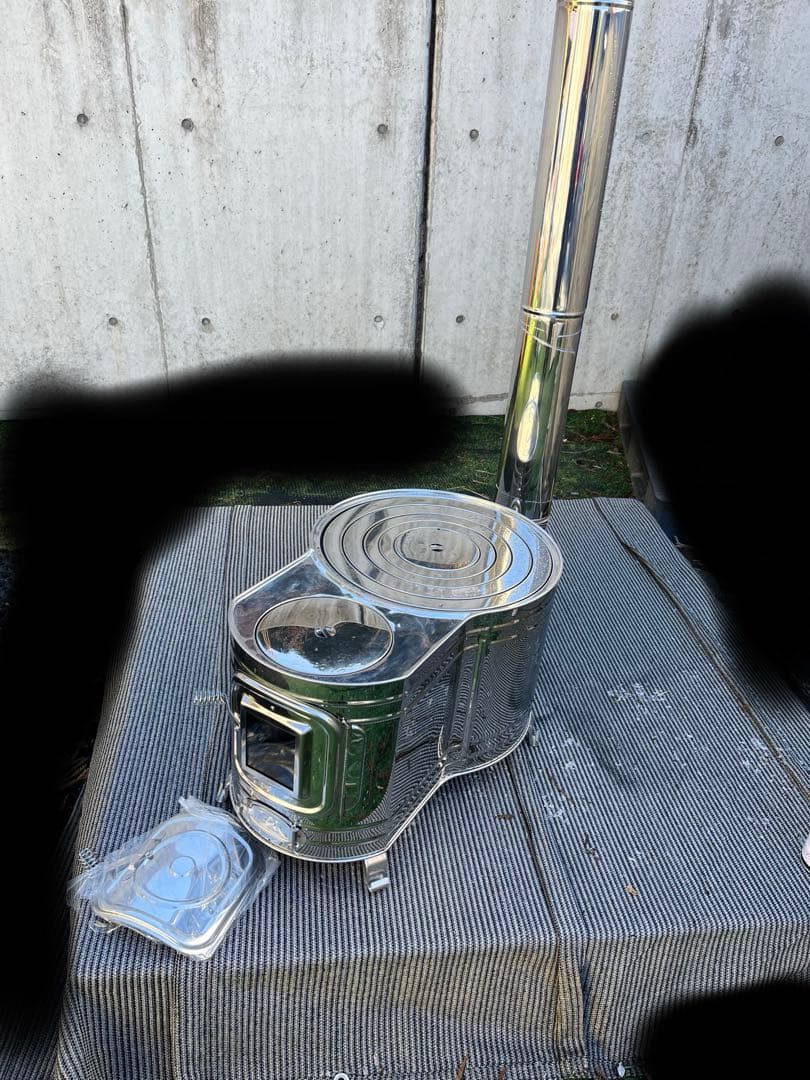 ホンマ製作所　時計型　薪ストーブ　ステンレス