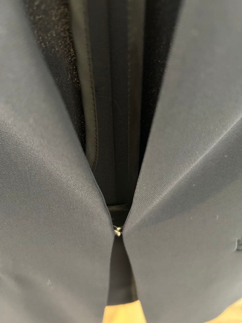 23区　紺色　ノーカラージャケット&ワンピース