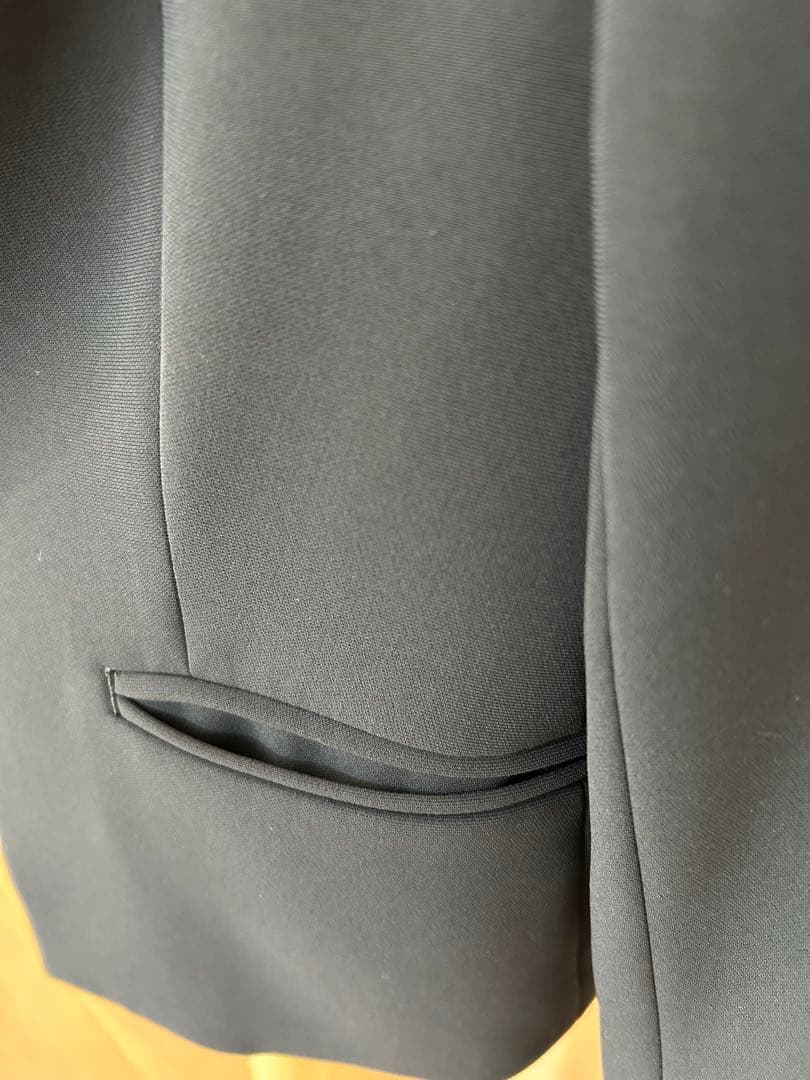 23区　紺色　ノーカラージャケット&ワンピース