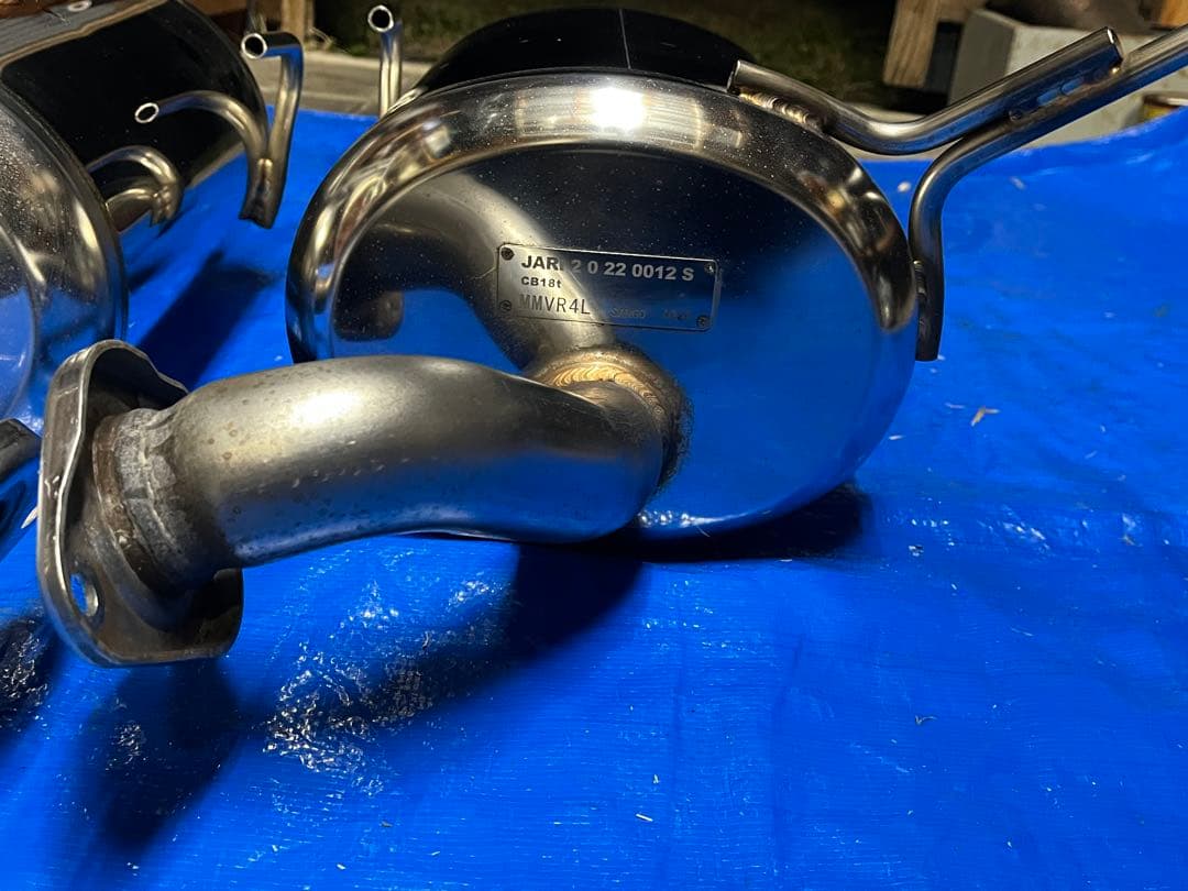 STIパフォーマンスマフラー2個セットVN5レヴォーグ用（1.8L）用