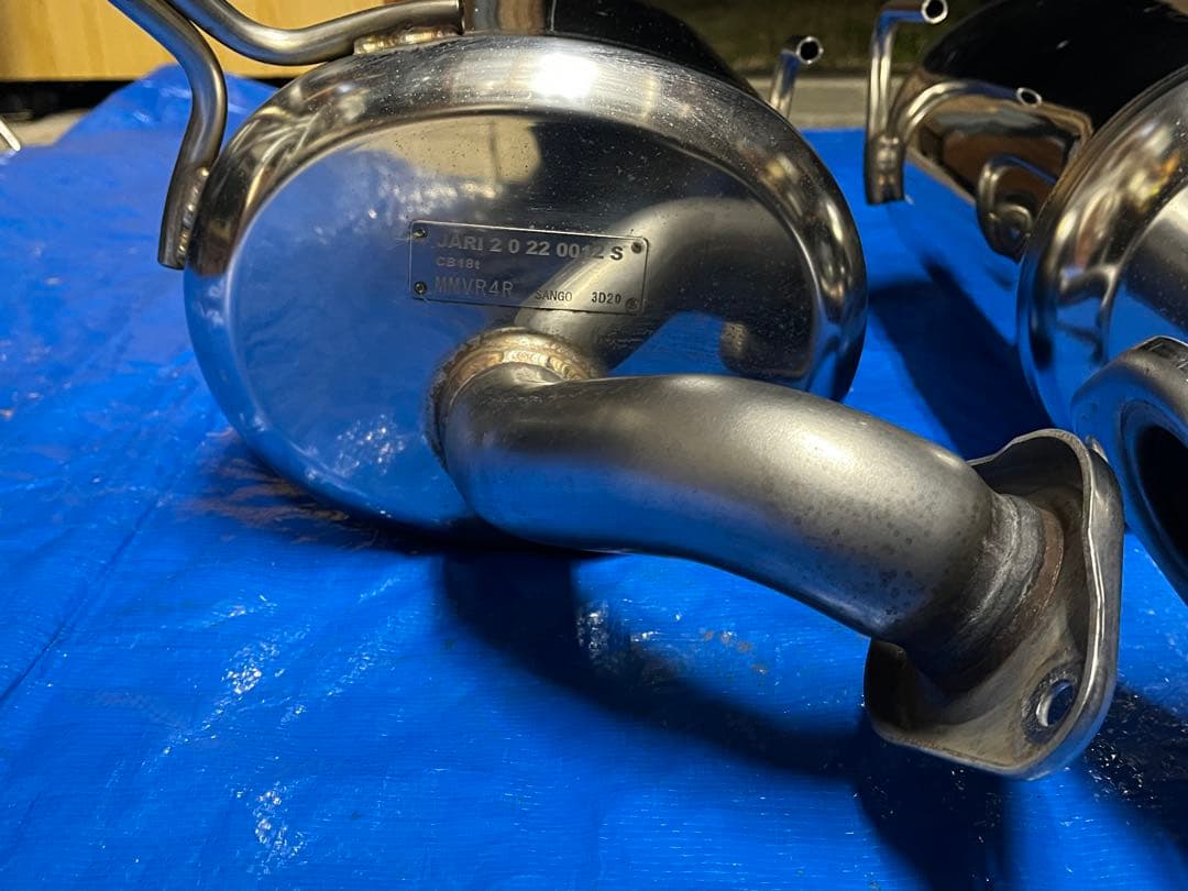 STIパフォーマンスマフラー2個セットVN5レヴォーグ用（1.8L）用