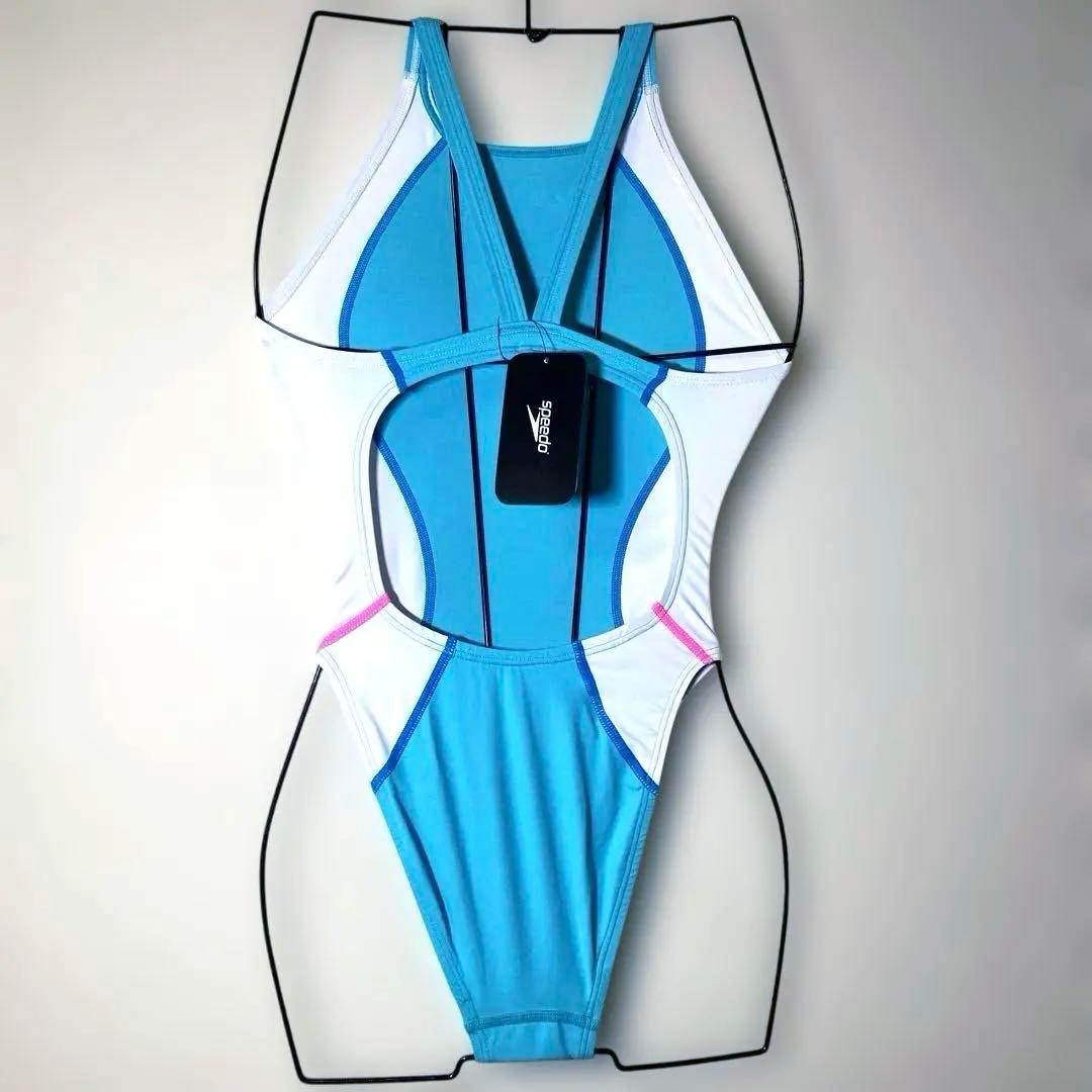 【新品】speedo 競泳水着　レディース　SD48A01 バリブルー　M
