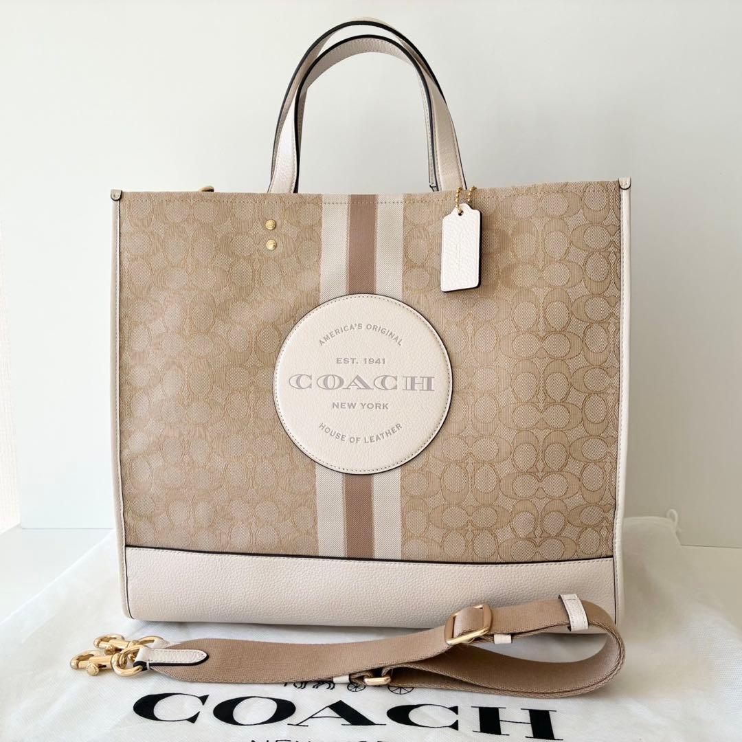 【新品】COACH 2way トートバッグ デンプシー 40 ジャカード