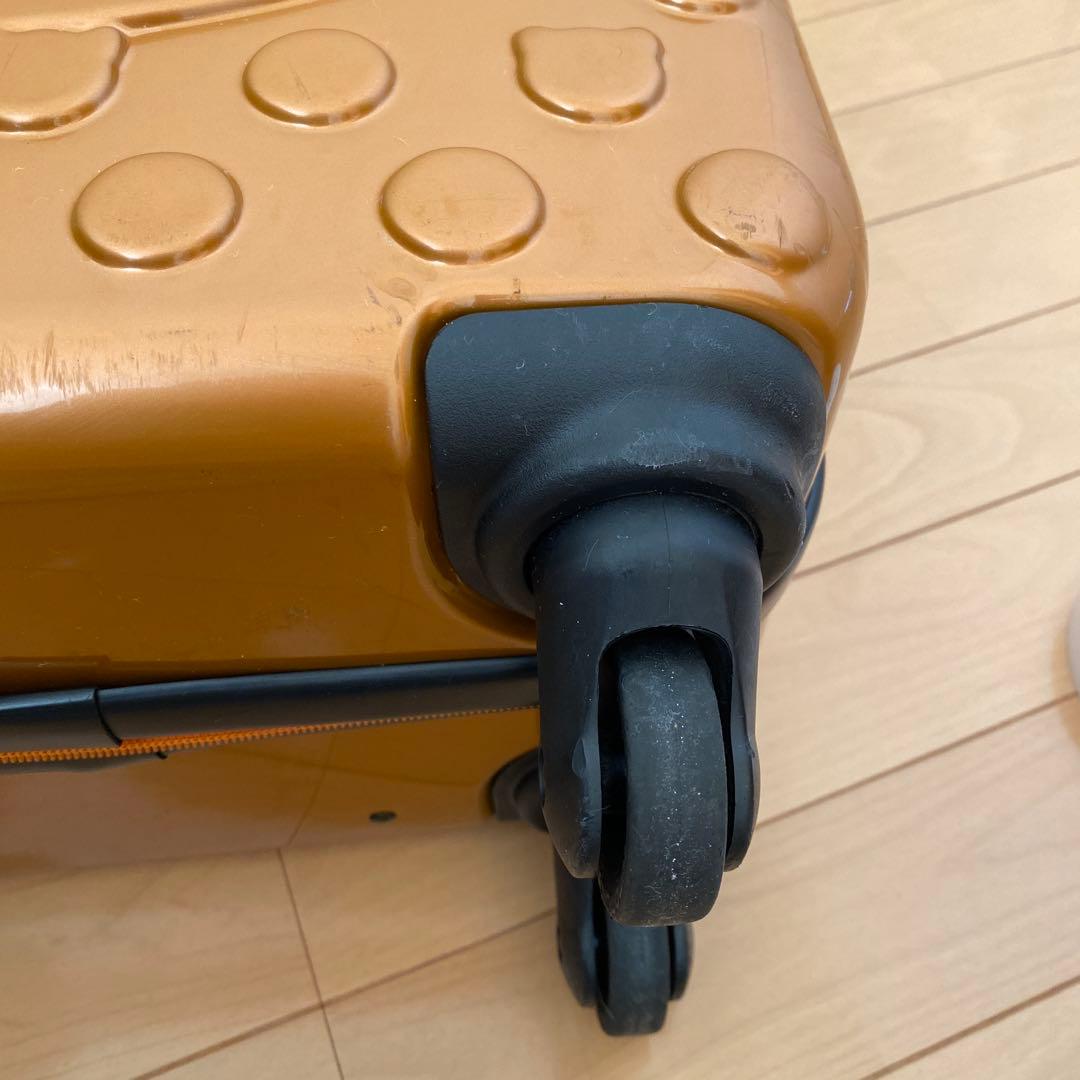 ツモリチサト｜廃盤・限定キャリーケース（猫エンボス／アンティークオレンジ）