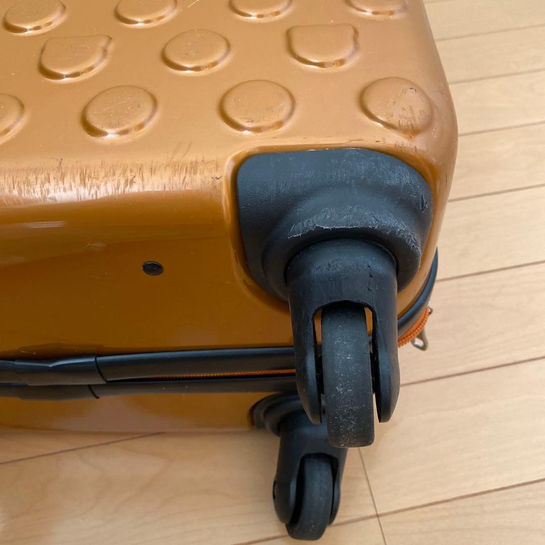 ツモリチサト｜廃盤・限定キャリーケース（猫エンボス／アンティークオレンジ）