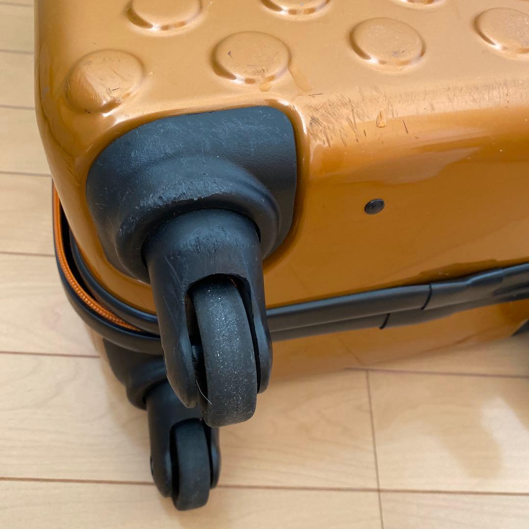 ツモリチサト｜廃盤・限定キャリーケース（猫エンボス／アンティークオレンジ）