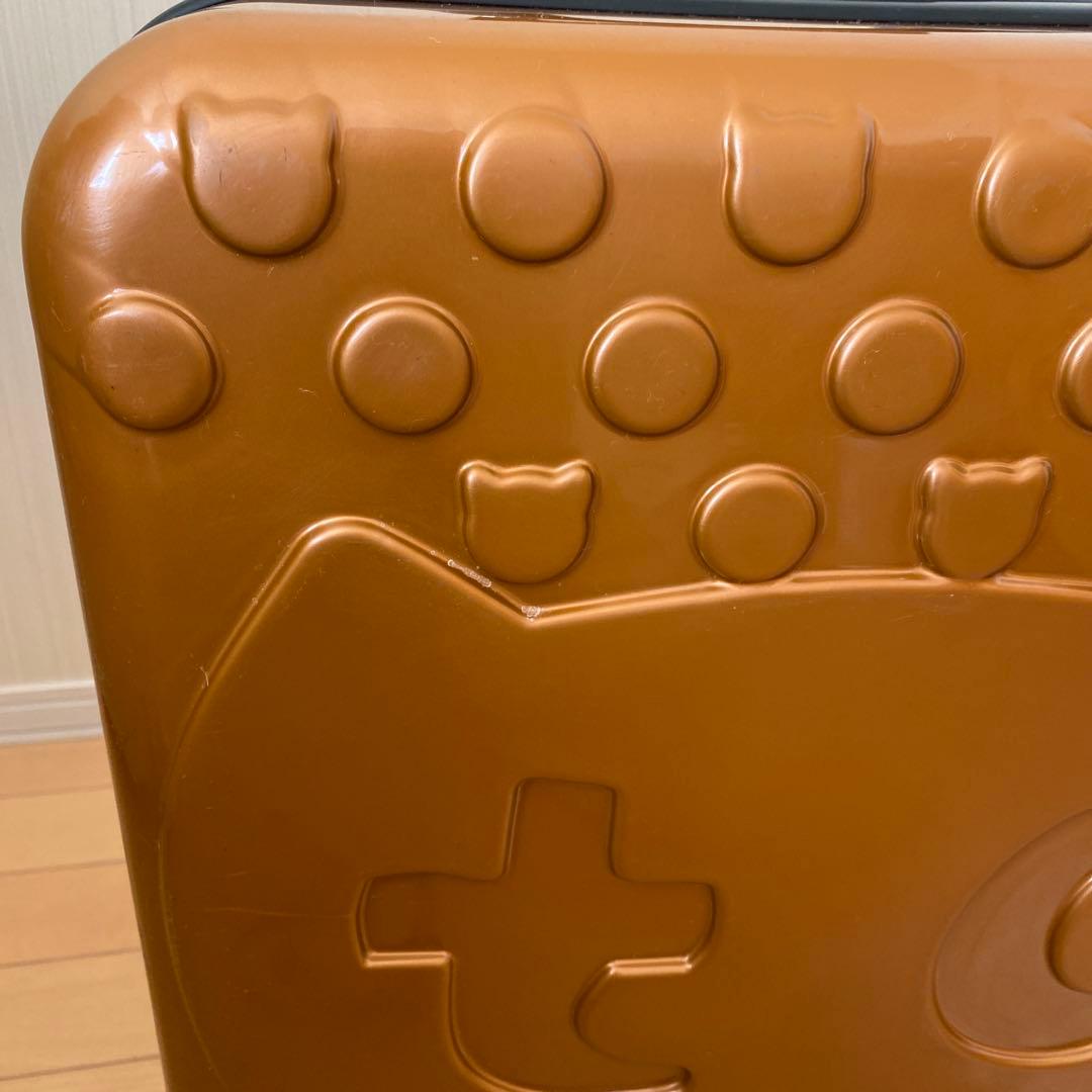 ツモリチサト｜廃盤・限定キャリーケース（猫エンボス／アンティークオレンジ）