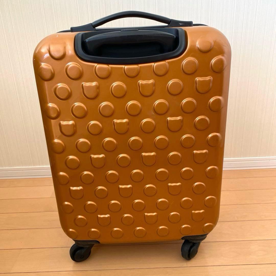 ツモリチサト｜廃盤・限定キャリーケース（猫エンボス／アンティークオレンジ）