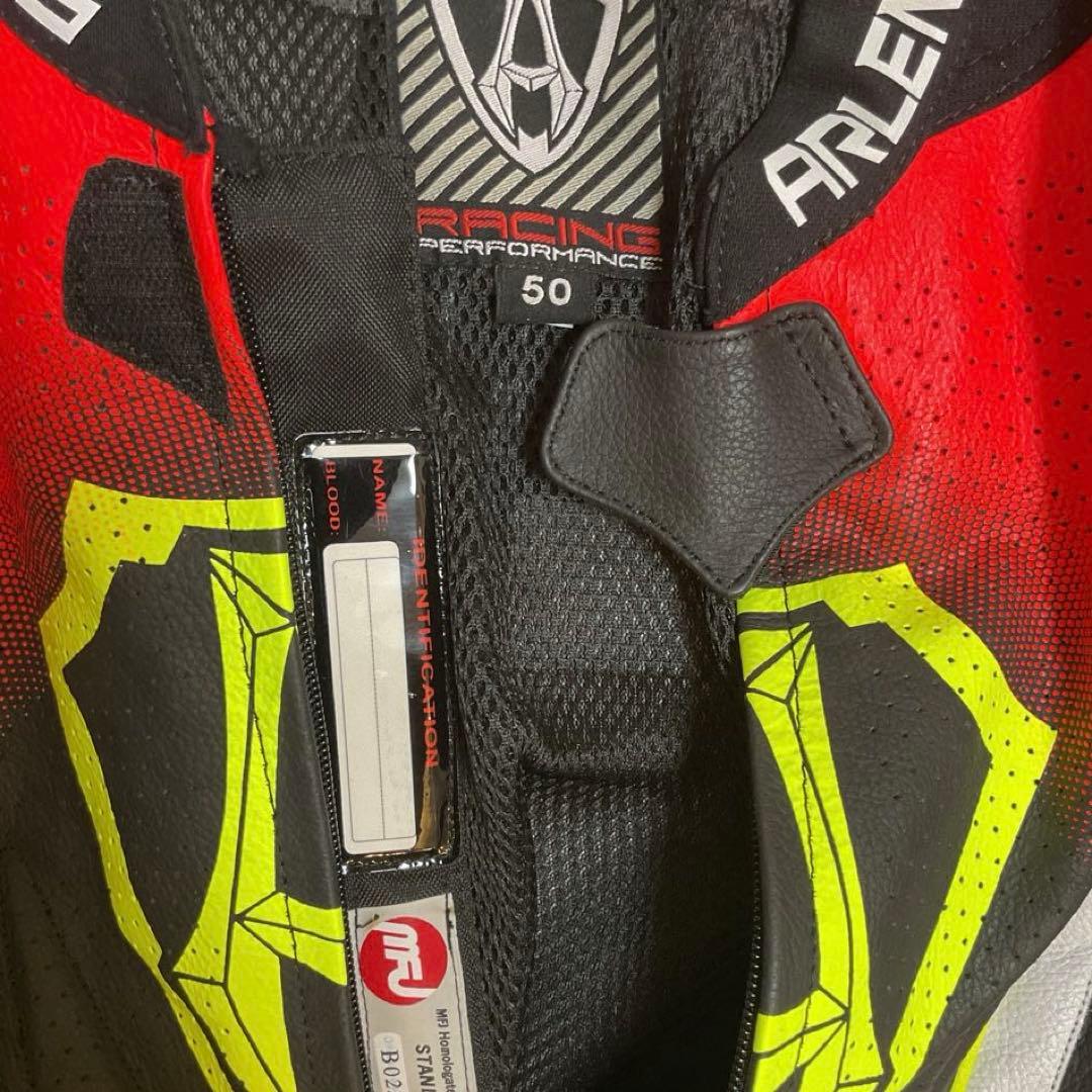 【未使用】ARLENNESS アレンネスレーシングスーツ50サイズ Re.Ye.