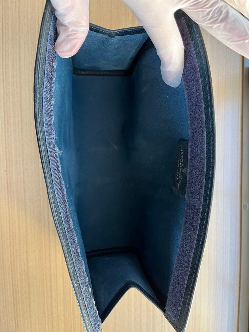 美品　OLD GUCCI クラッチバック　ヴィンテージGGスプリーム　箱付き