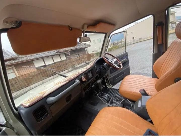 78プラド　キャメル　サンバイザー　カバー　左右セット　グレイス　シートカバー