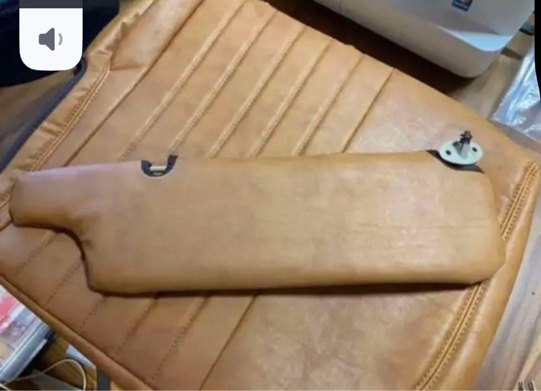 78プラド　キャメル　サンバイザー　カバー　左右セット　グレイス　シートカバー