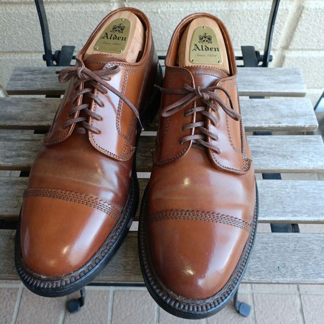 【 Alden 】ATOM CapToe ウイスキー コードヴァン US8D