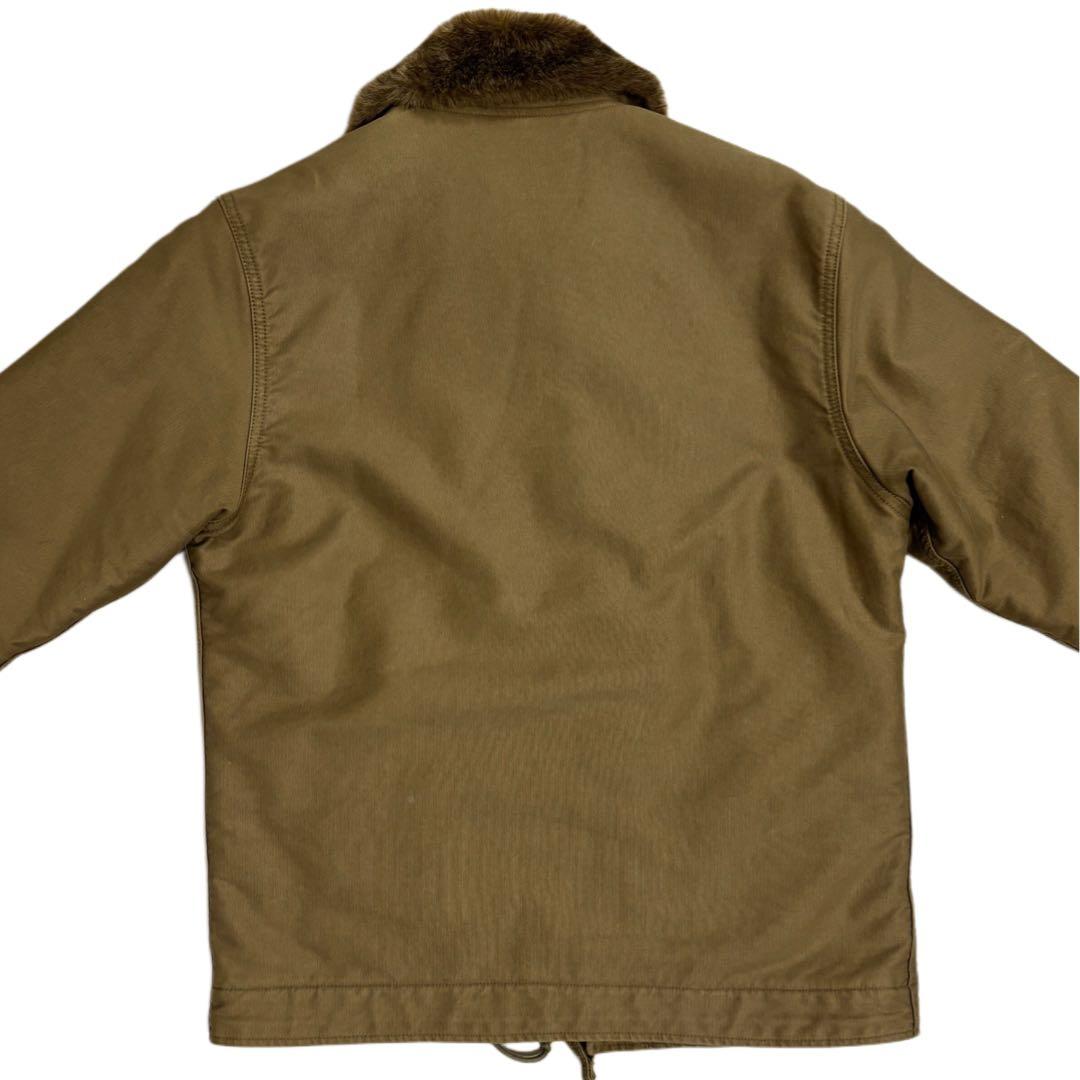 N1デッキジャケット　アルファ社製　ミリタリージャケット　古着　L ALPHA