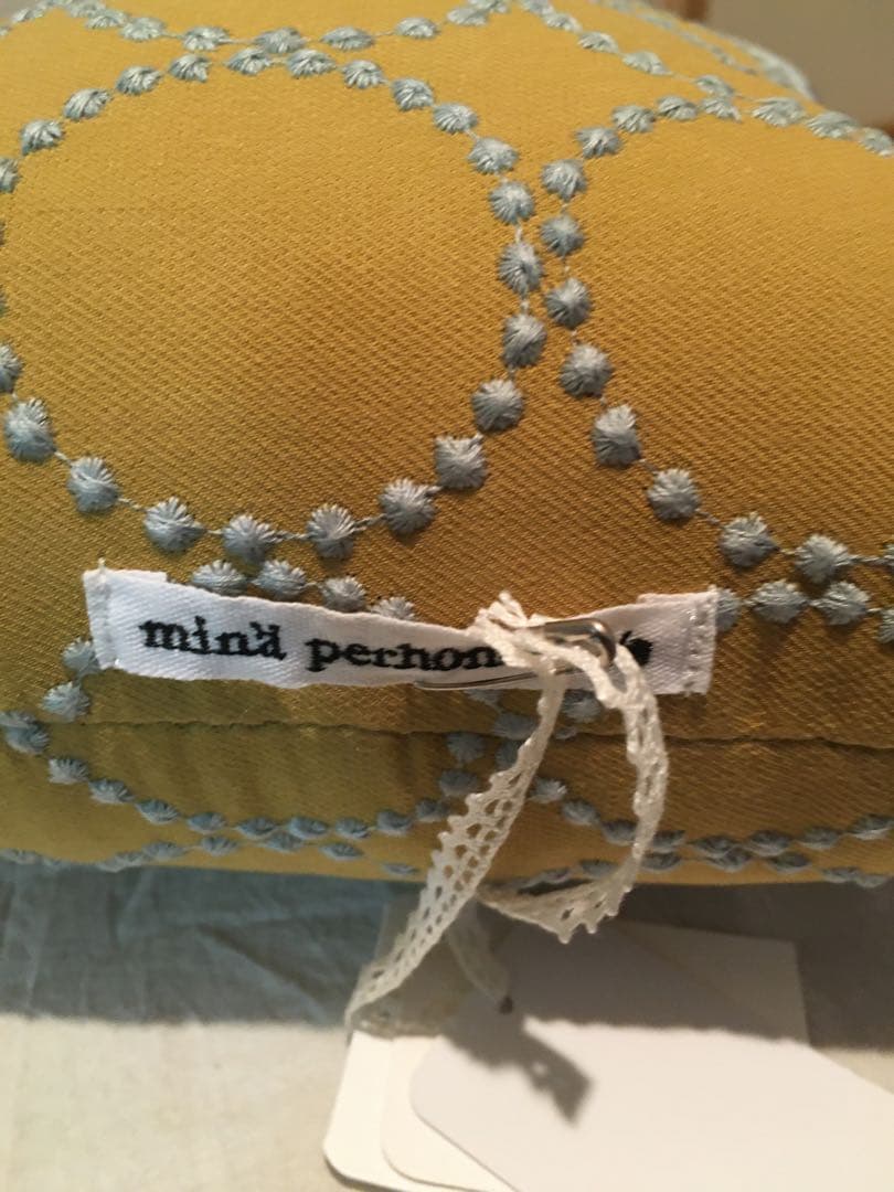 ミナペルホネンtambourine こうさぎクッション　新品未使用