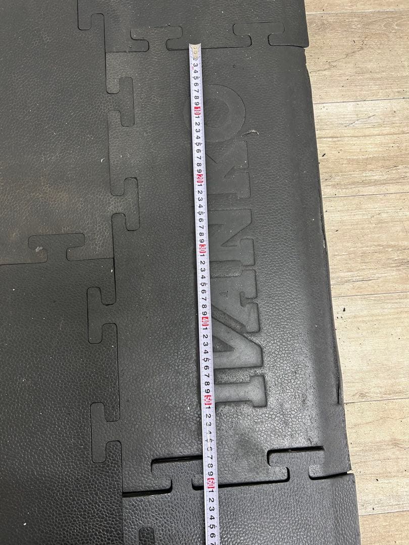 IVANKO(イヴァンコ)⭐️ブラック　ラバーフロアマット 12枚