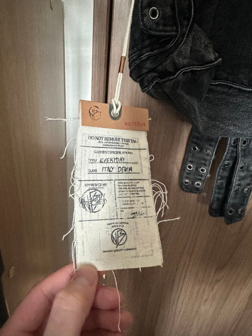 NO／FAITH STUDIOS DENIM MULTIPOCKET BAG