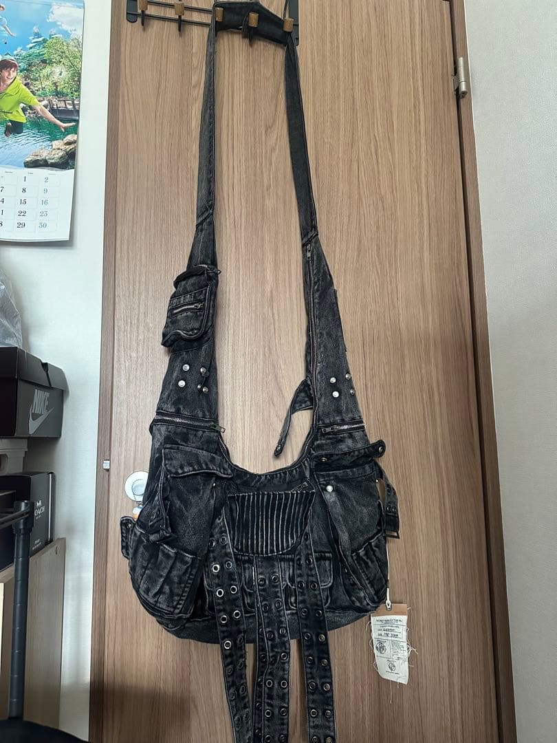 NO／FAITH STUDIOS DENIM MULTIPOCKET BAG