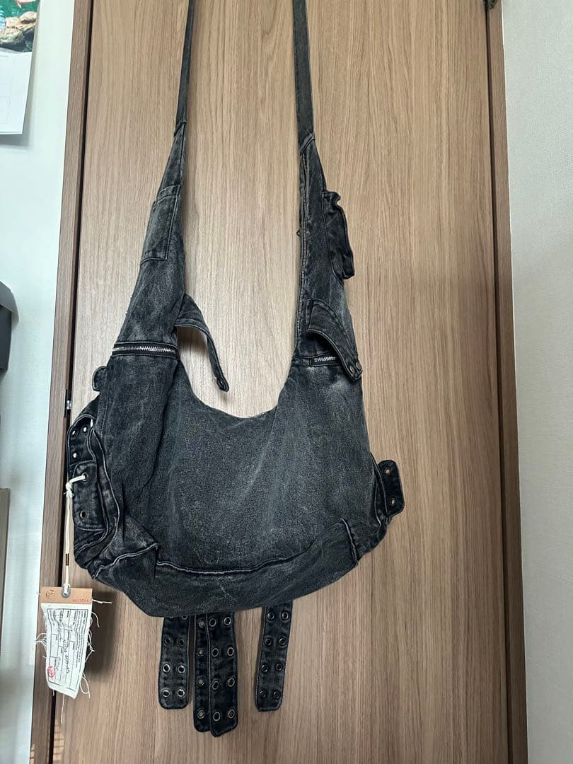 NO／FAITH STUDIOS DENIM MULTIPOCKET BAG