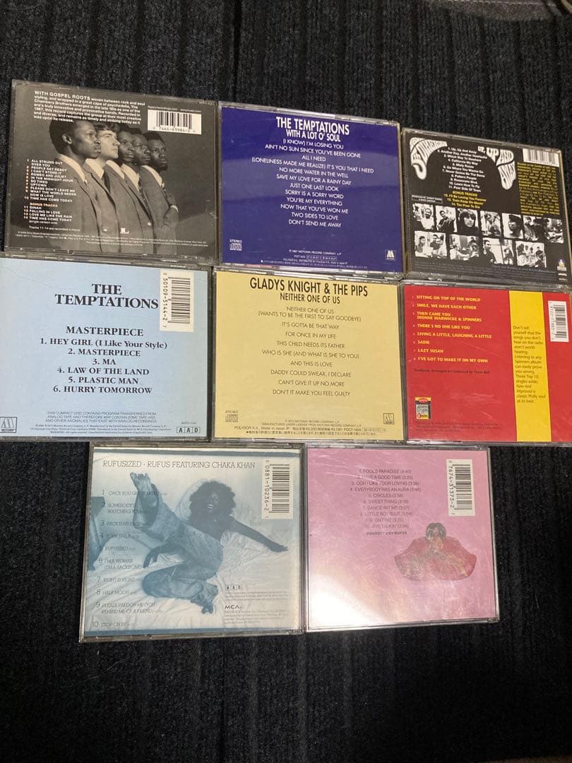 60・70年代 ソウル : R & B ミュージック CD 8枚セット