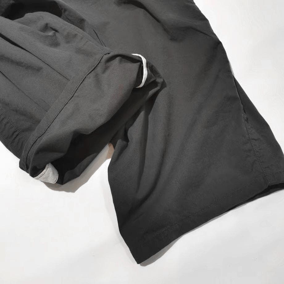 オーディナリーフィッツ✨ゆったりバルーンシルエット コットンボールパンツ スミ黒