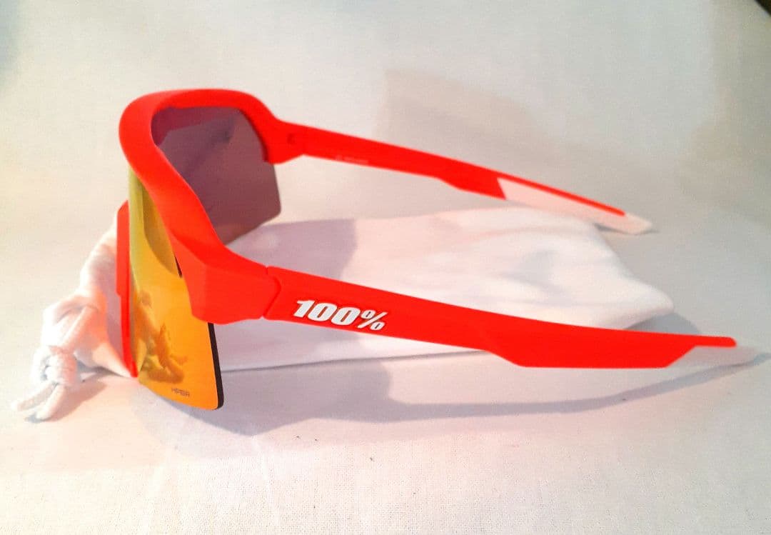 現在モデル 100% S3 ネオンオレンジ ワンハンドレッド サングラス
