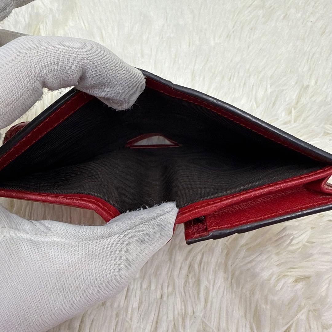 ✨美品✨ グッチ　二つ折り財布 チェリー　さくらんぼ PVC GGスプリーム