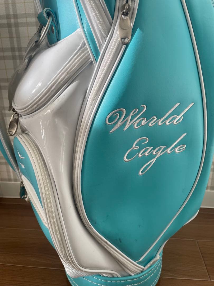 World Eagle ゴルフバッグ 水色