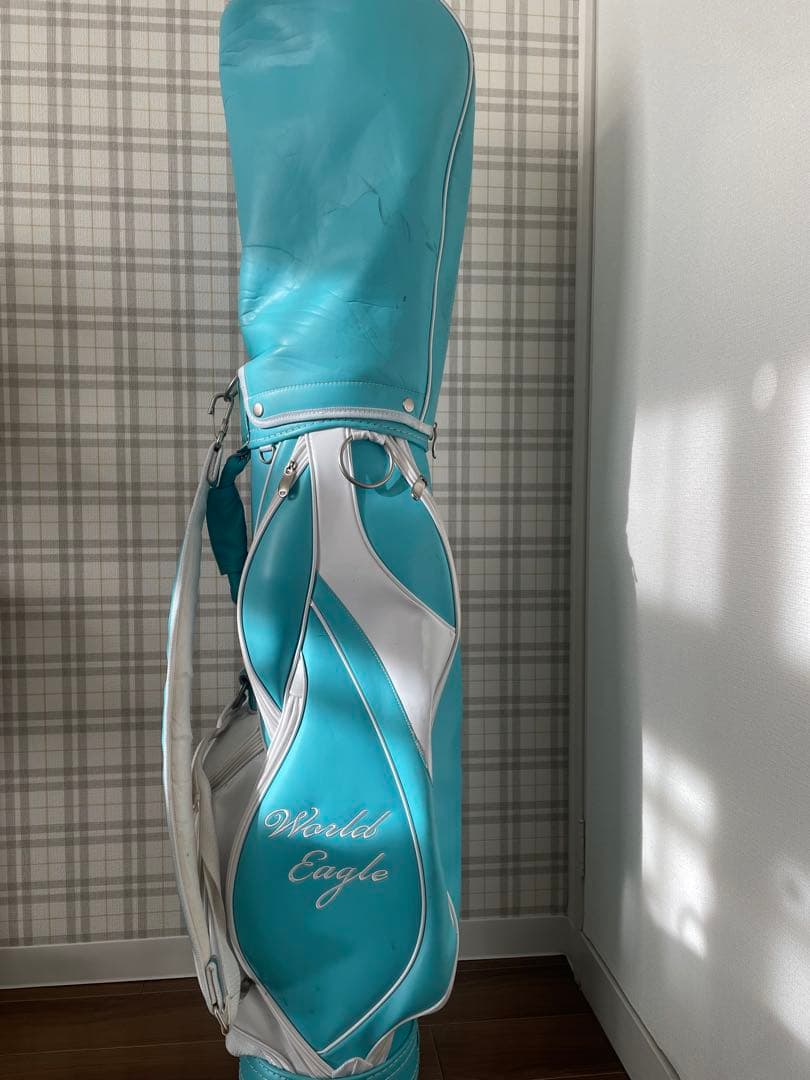 World Eagle ゴルフバッグ 水色
