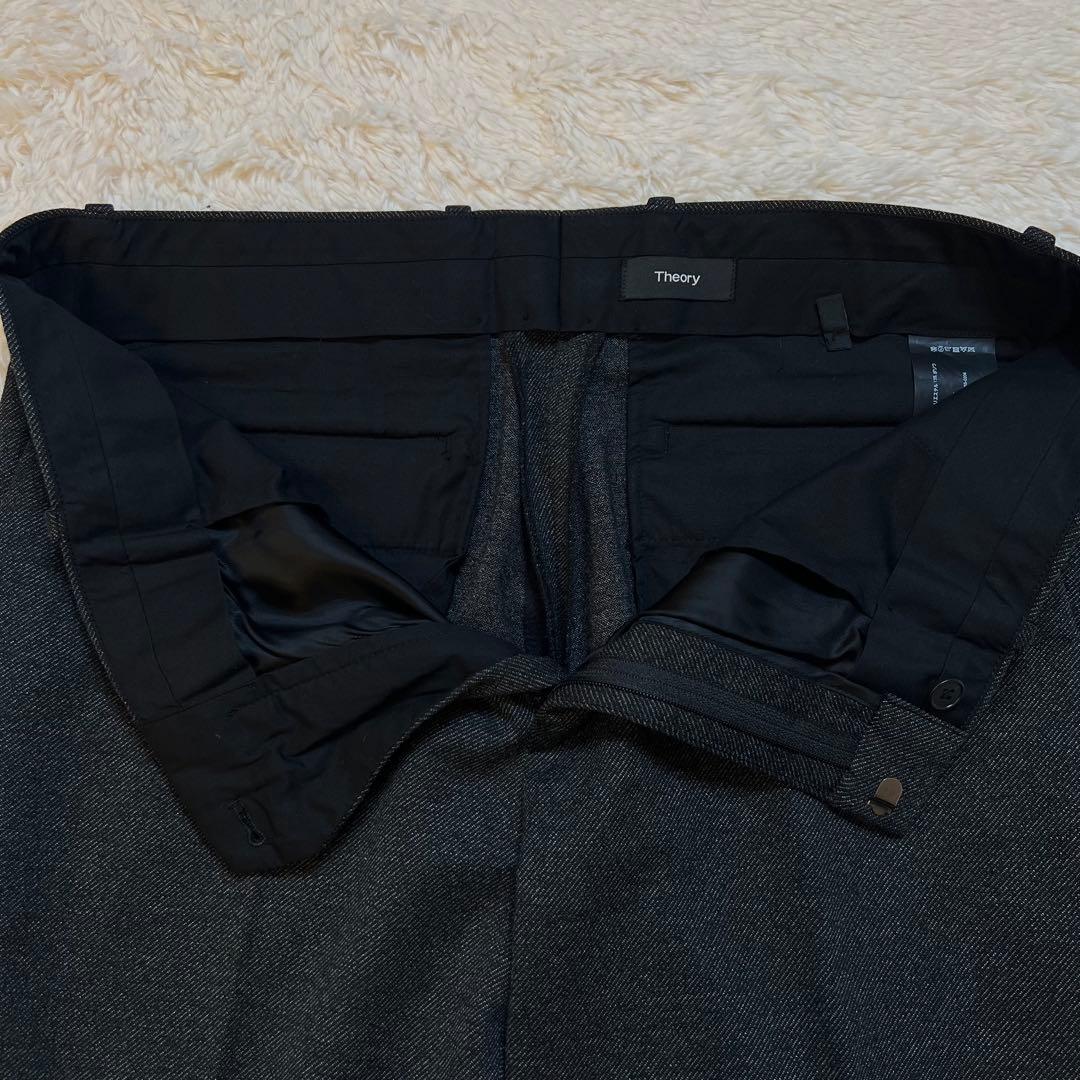 美品✨ Theory NAMBA TWILL ジャージー スラックス ブラック