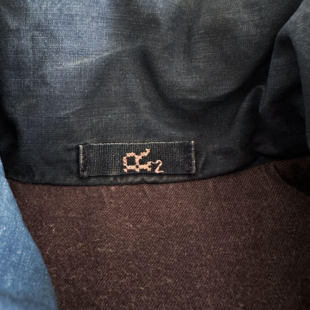 45R 45rpmインディゴ ダウンベスト ネイビー ビーズ