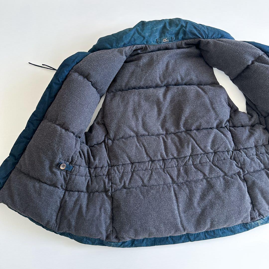 45R 45rpmインディゴ ダウンベスト ネイビー ビーズ