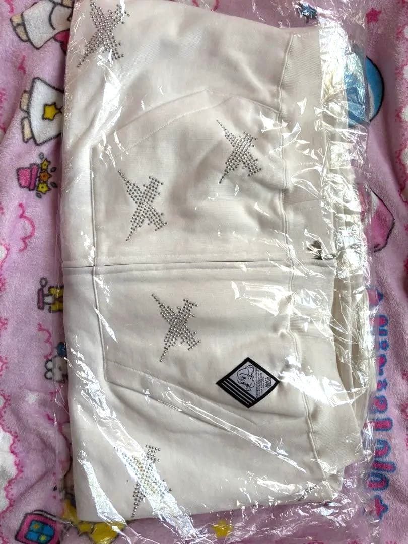 GALFY ガルフィー ピカピカ注射器パーカー 白 オフホワイト 中型犬 L