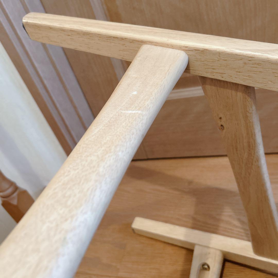 希少 ニトリ フィルン カウンターチェア ウッドチェア 美品 2脚セット