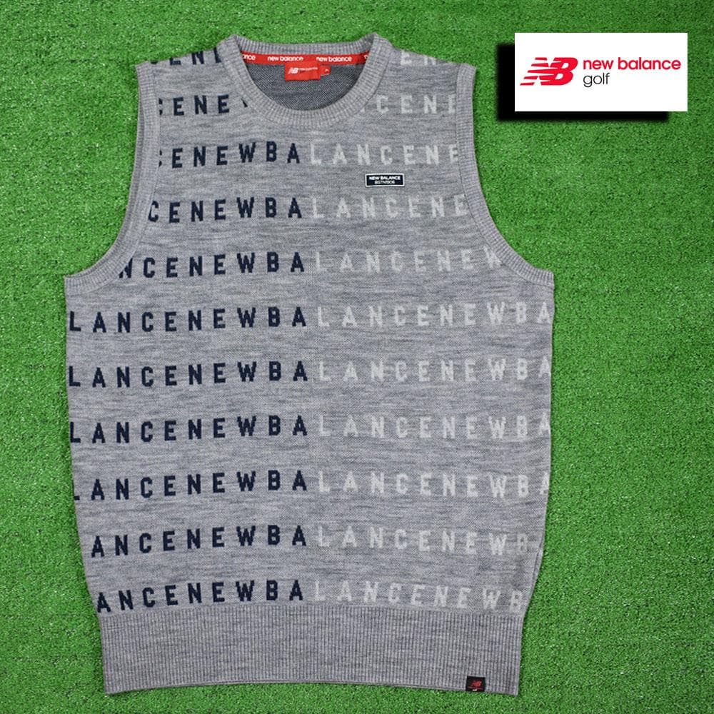 み*う様 New Balance/ニューバランス ゴルフVネックベスト【グレー/