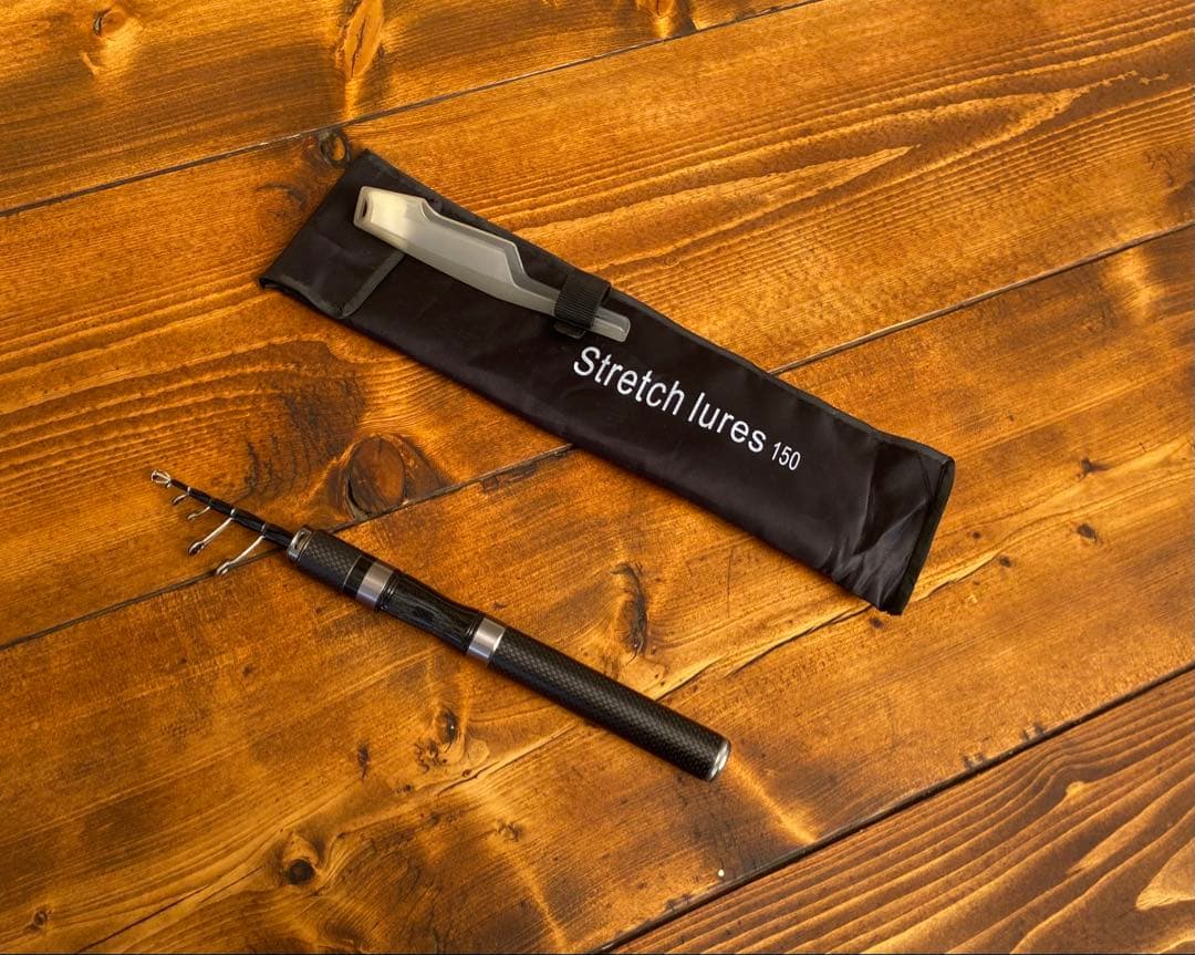 トラウトセット　トラウトロッド　渓流釣り　軽量　カーボンロッド　ルアーウォレット