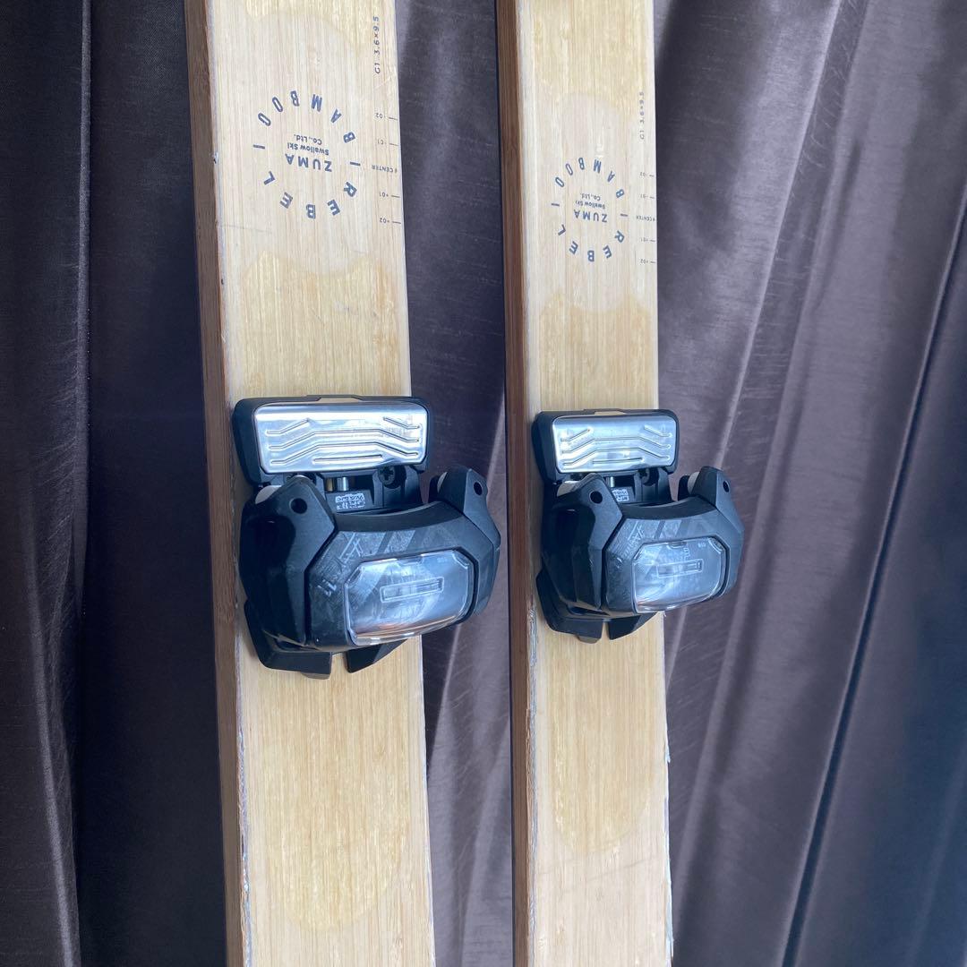 ZUMA スキー板BAMBOO 167 フィッシャースキーカバー付き！SALE！