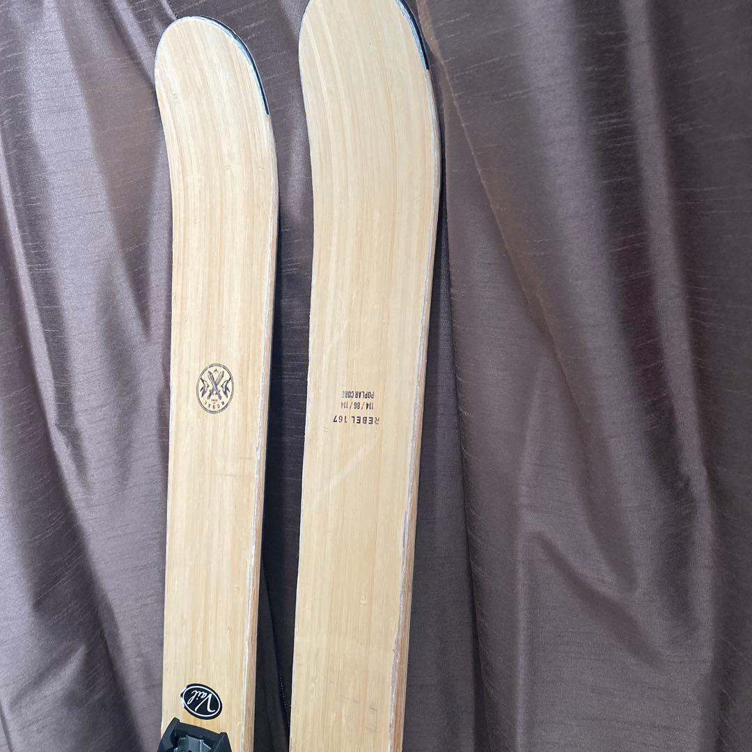 ZUMA スキー板BAMBOO 167 フィッシャースキーカバー付き！SALE！