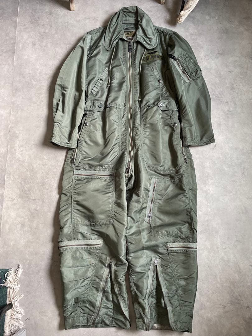た*ま様 50s U.S.AIR FORCE CWU-1/P ジャンプスーツ 黒