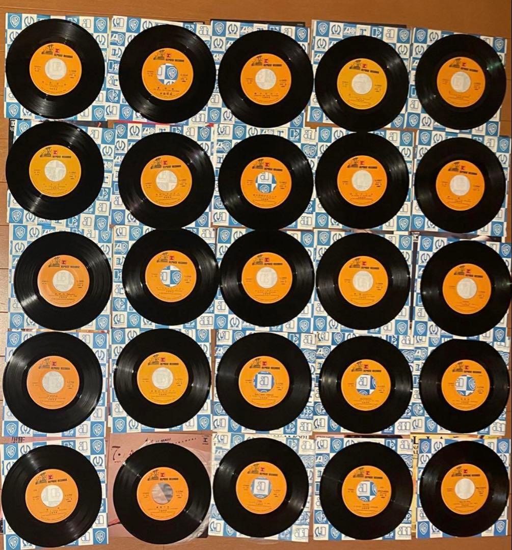 中森明菜　ワーナーパイオニア　シングルレコード　コンプリート25枚セット