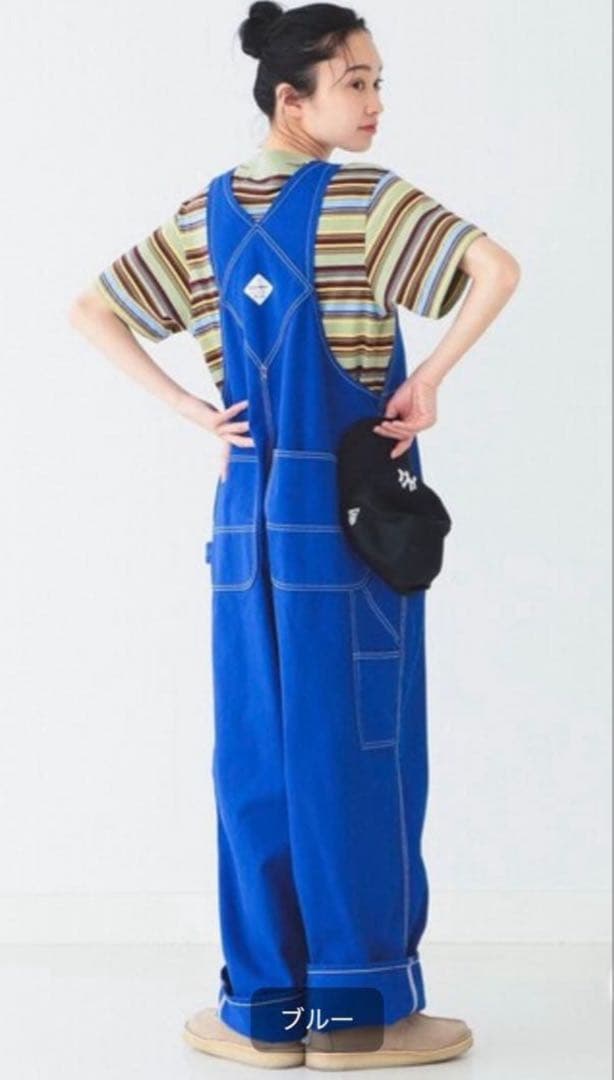 BIGMAC×BEAMS BOY 別注 オーバーダイオーバーオール