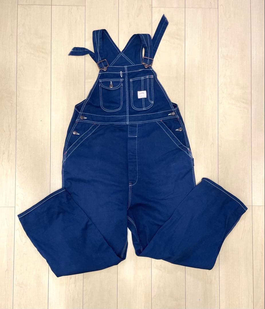 BIGMAC×BEAMS BOY 別注 オーバーダイオーバーオール