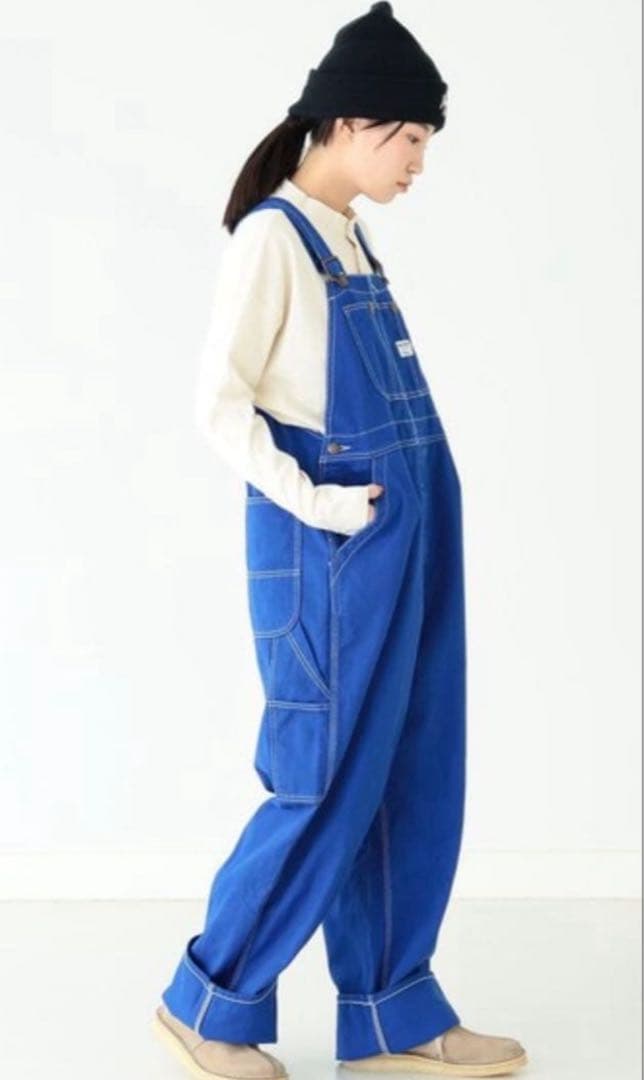 BIGMAC×BEAMS BOY 別注 オーバーダイオーバーオール