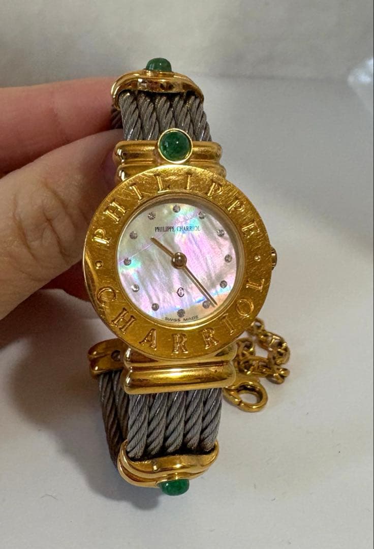 シャリオール　サントロペ Ladys 腕時計シェルダイヤ