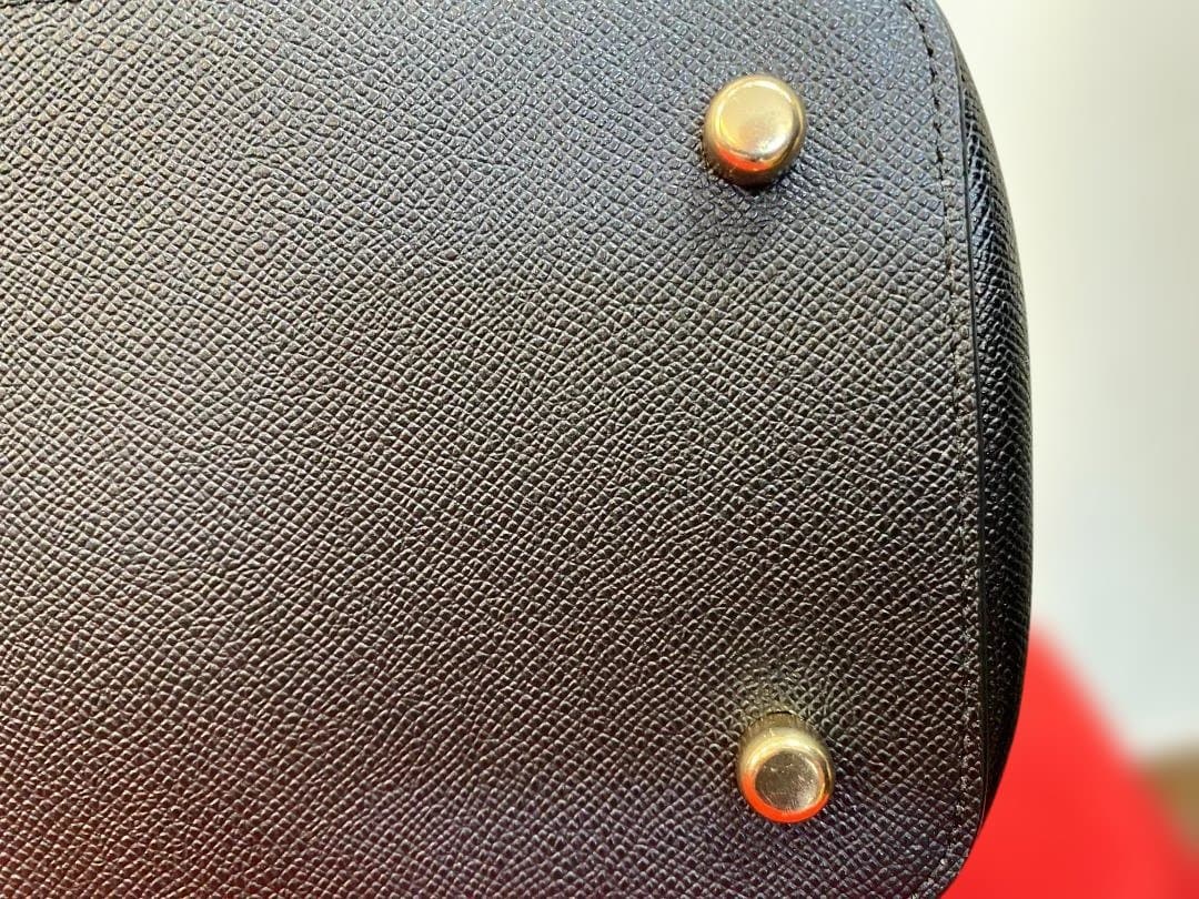 美品　COACH レザートートバッグ ブラウン/ブラック　1