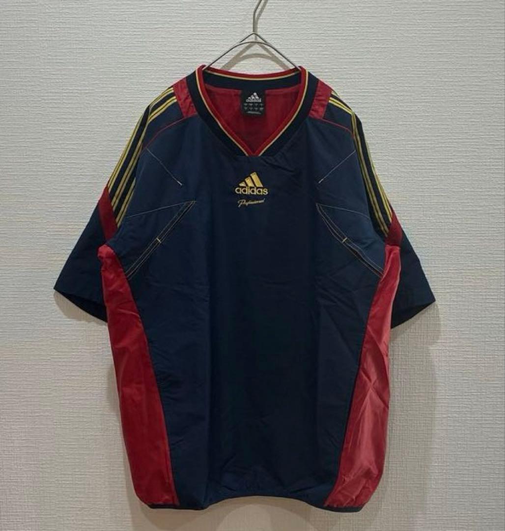 美品 adidas professional 野球 セットアップ／ナイロン 刺繍