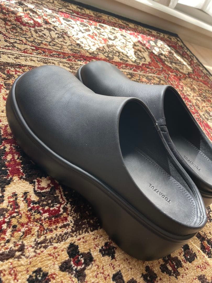 TODAYFUL Volume Sole Sabot ボリュームソールサボ 38