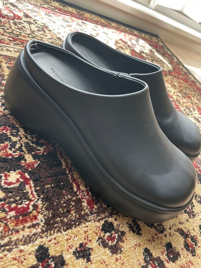 TODAYFUL Volume Sole Sabot ボリュームソールサボ 38
