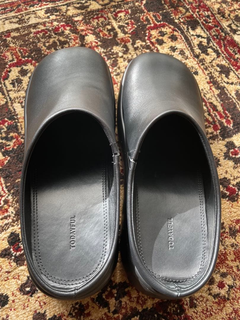 TODAYFUL Volume Sole Sabot ボリュームソールサボ 38